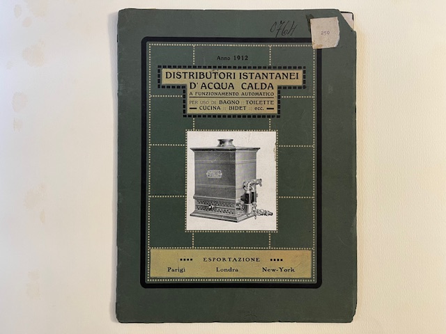 R. Radaelli, Milano. Distributori istantanei d'acqua calda a funzionamento automatico (Catalogo)